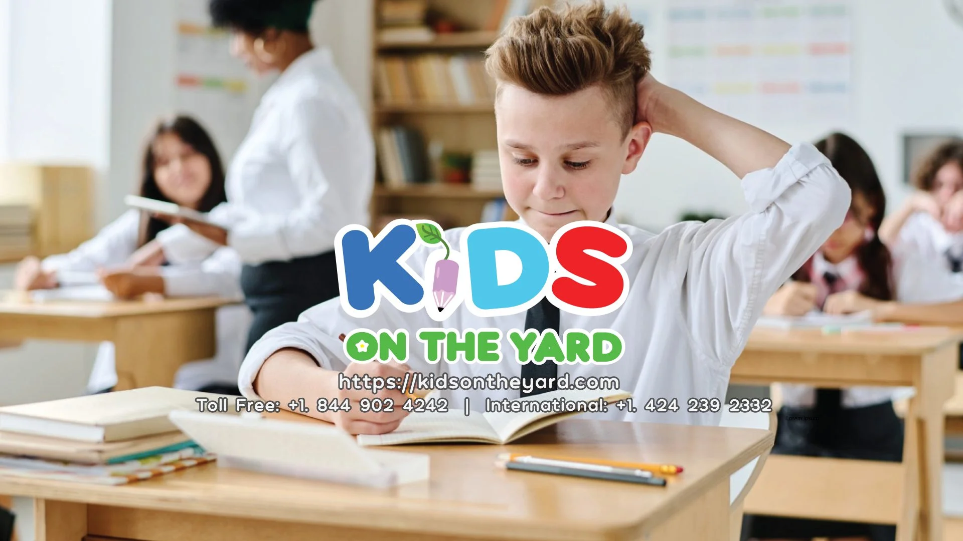 Student engaged in personalized reading instruction at Kids on the Yard