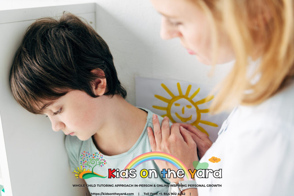 Teach them good test-taking strategies to calm them down.