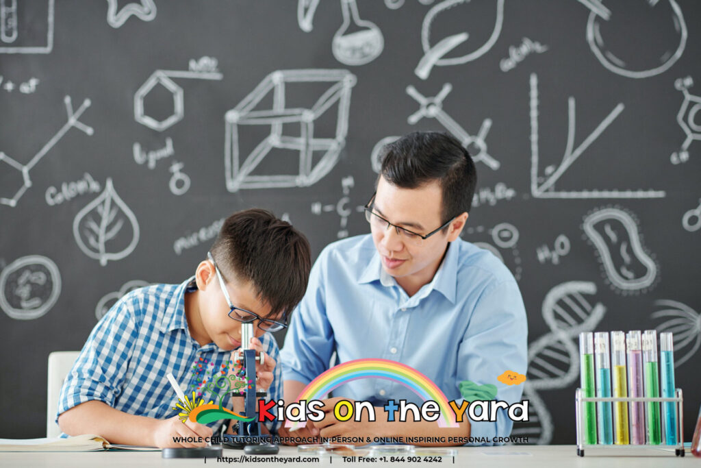 A lesson with a chemistry tutor