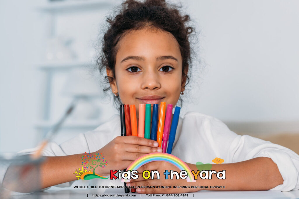 Adorable visual learner holding colored felt pens. Strategies for Visual Learners a parent/student tips that work! Who Is a Visual Learner? What Are the Traits of Visual Learners? How Do Visual Learners Behave in Class? How Can I Help a Visual Learner With Homework? Children in school.
