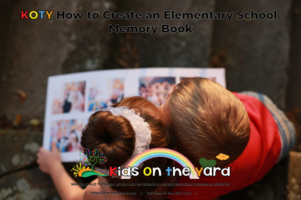 How to Create an Elementary School Memory Book from Kindergarten to 5th grade. Did you capture their happiest or proudest moment in school?, sweet memories