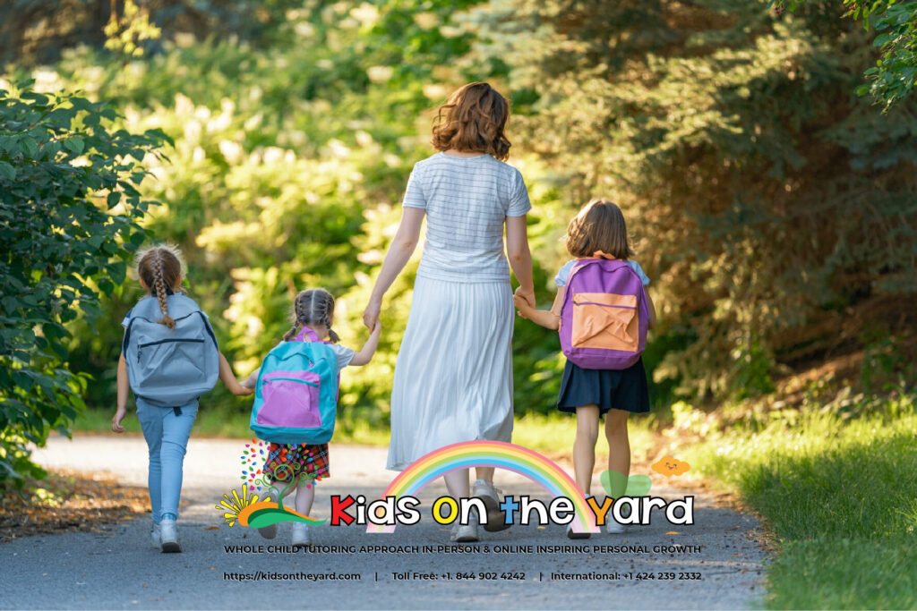 Parents and pupils are going to school