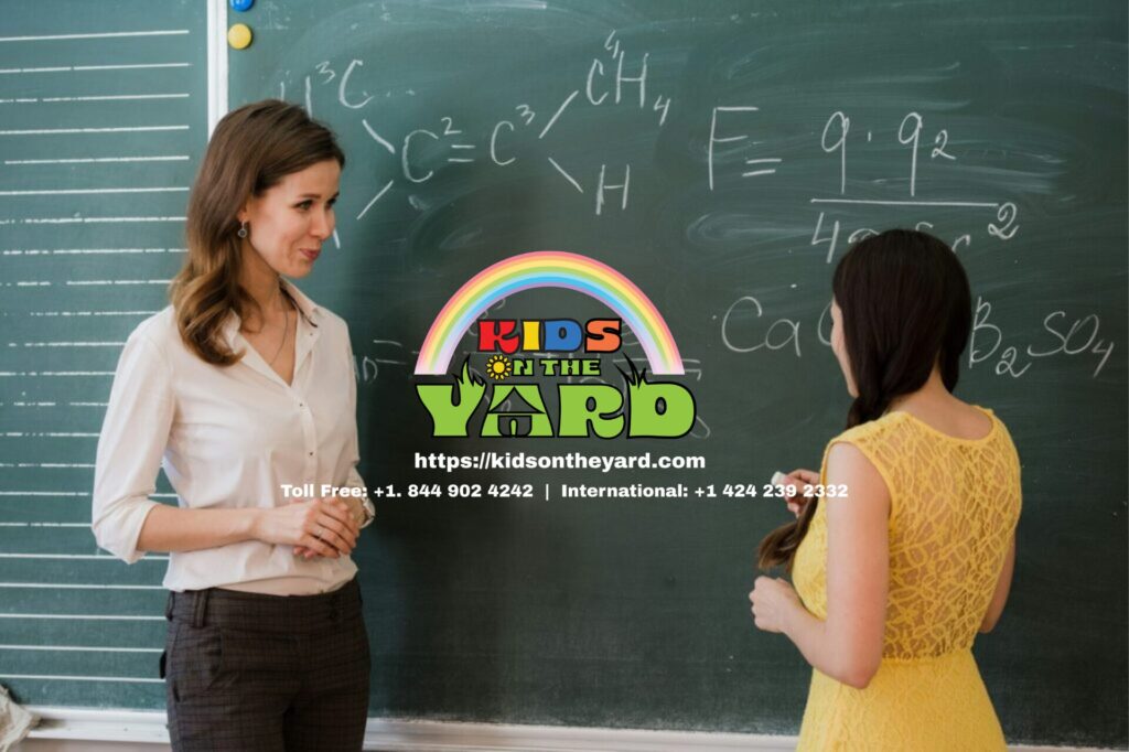 Student maintaining open communication with their teacher