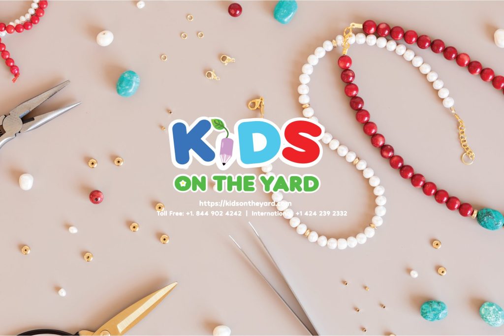 To celebrate Thanksgiving, make simple items like beaded necklaces or paper headdresses. For a beaded necklace, use string and colorful beads. 